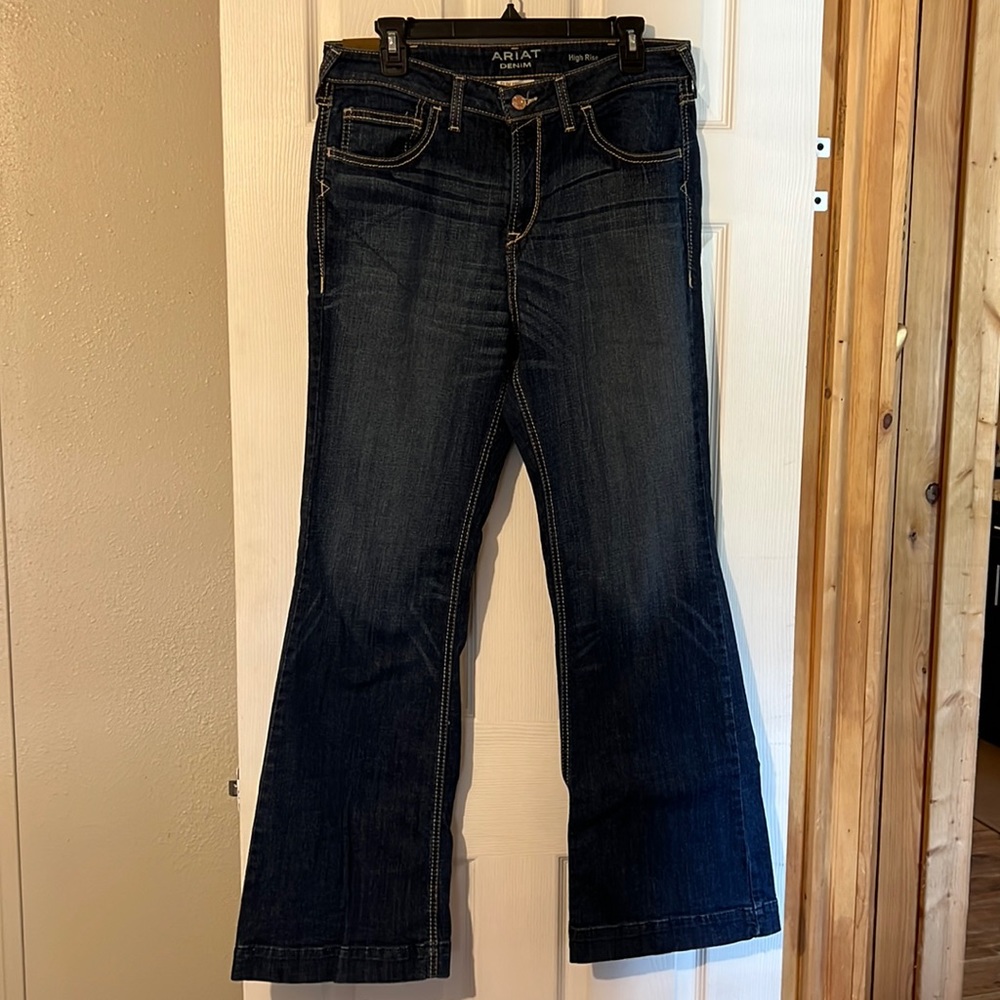 Ariat High Rise Slim Trouser Ella Wide Leg - 32R